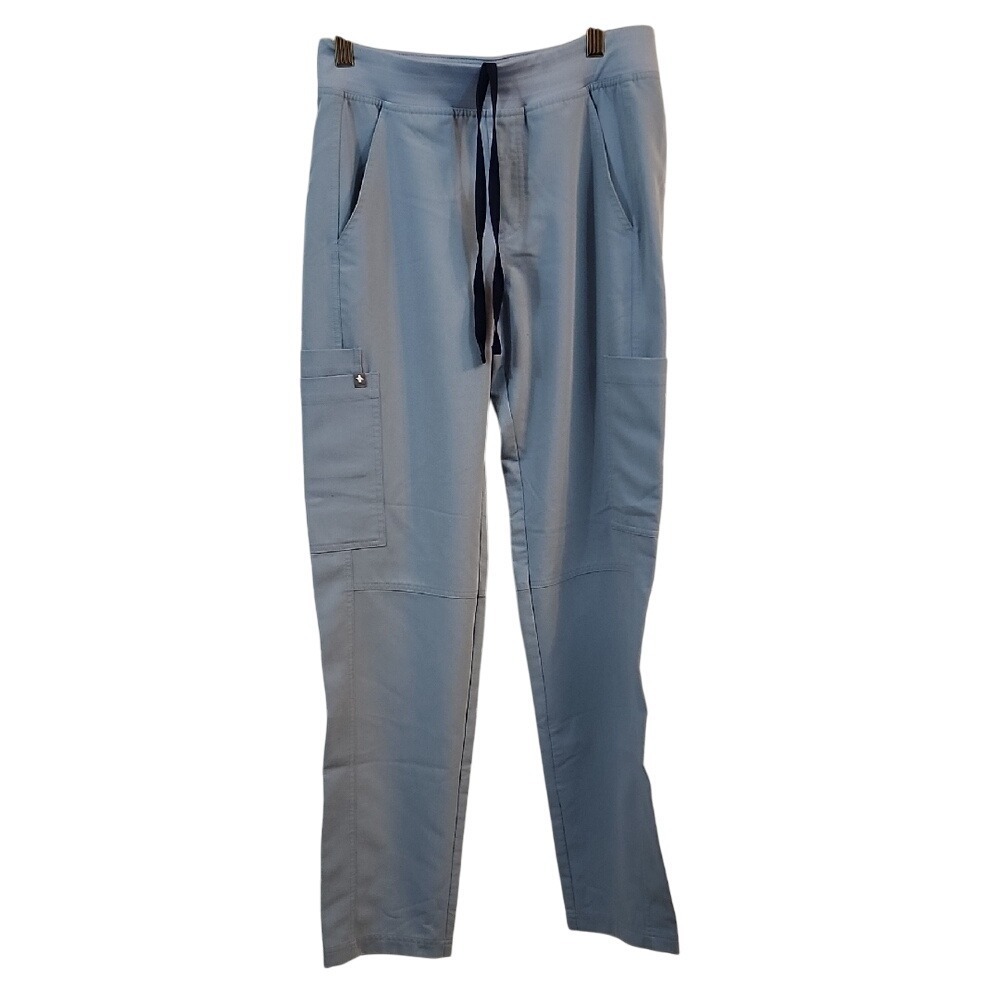 FIGS Technical Collection Mens Light Blue Cargo Scrub Pants Size‎ XS EUC